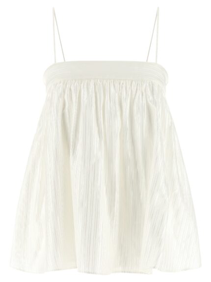 ROTATE BIRGER CHRISTENSEN Striped Viscose Top