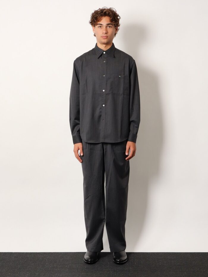 Tonywack Striped Wool Blend Shirt
