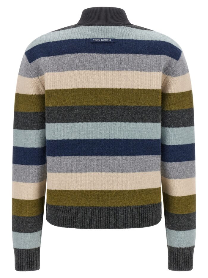 Tory Burch Striped Wool Sweater