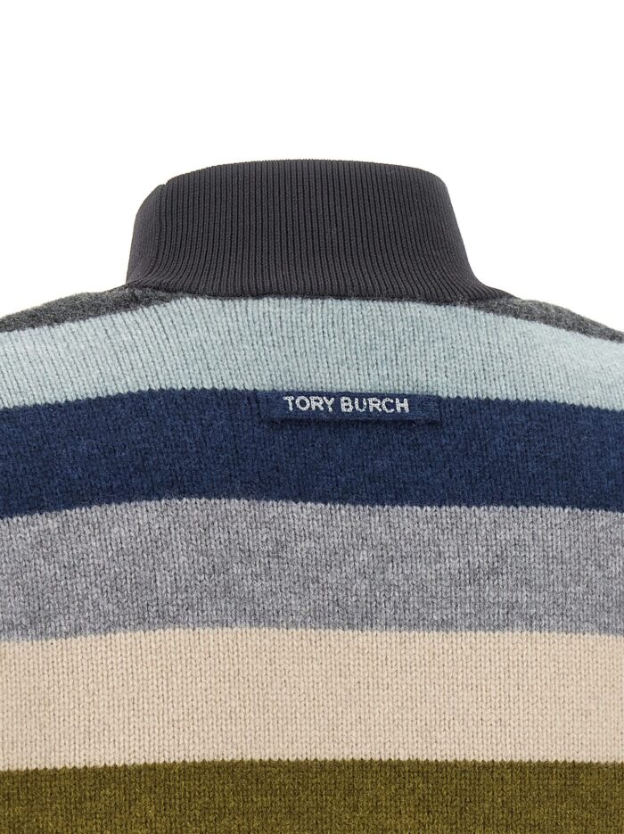 Tory Burch Striped Wool Sweater