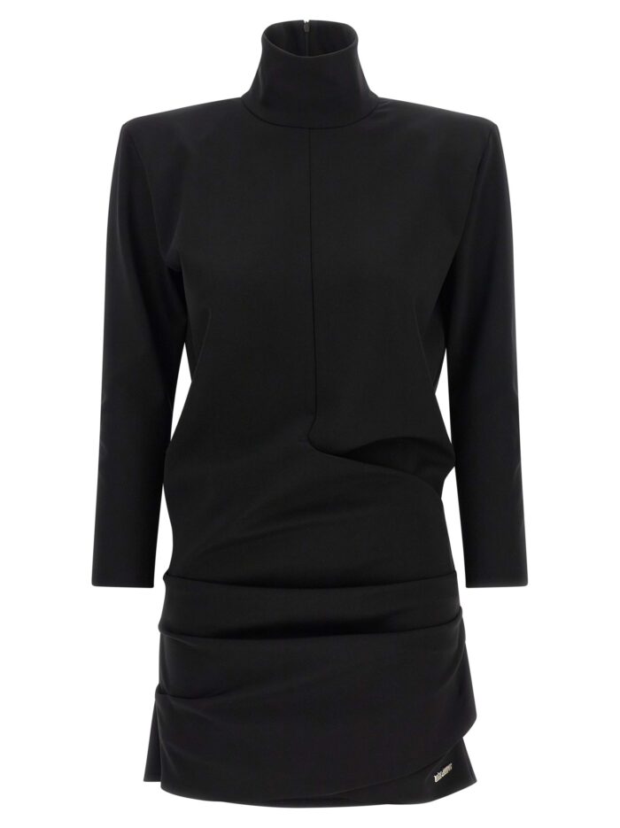 the attico structured shoulder dress The Attico Structured Shoulder Dress