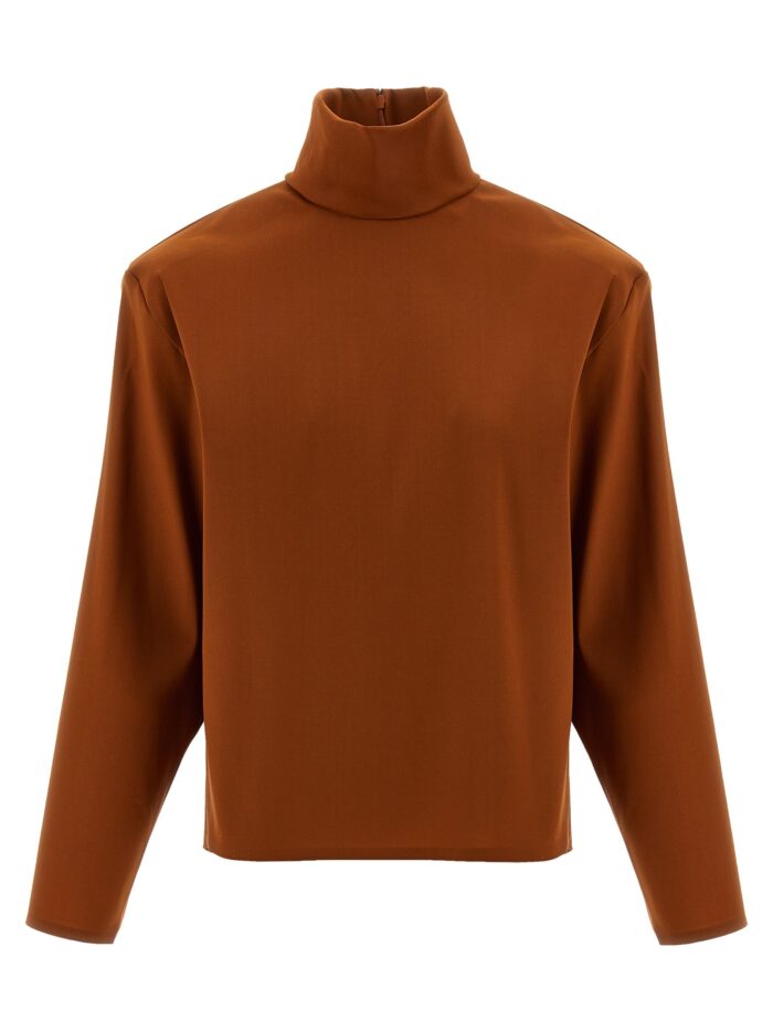 saint laurent structured shoulder sweater Saint Laurent Structured Shoulder Sweater