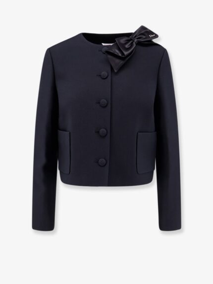 Dior Structured Wool And Silk Tailored Blazer
