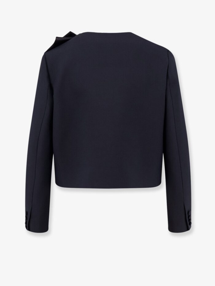 Dior Structured Wool And Silk Tailored Blazer