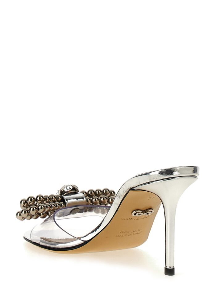 MACH & MACH 'Stud Bow' Sandals