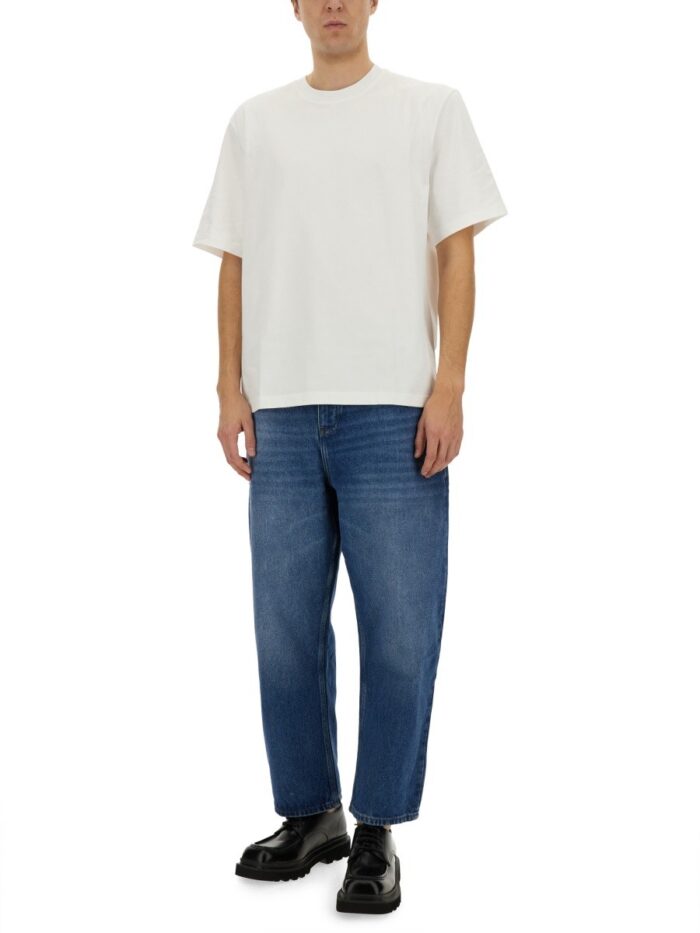 STUDIO NICHOLSON CURVED CROPPED JEANS