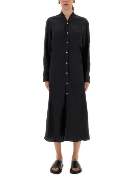 STUDIO NICHOLSON "FLOWER" MIDI DRESS