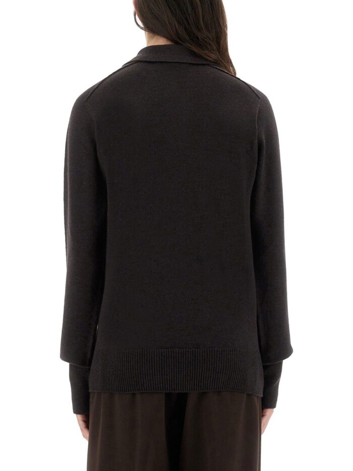 STUDIO NICHOLSON "INVERNESS" SHIRT WITH POLO COLLAR