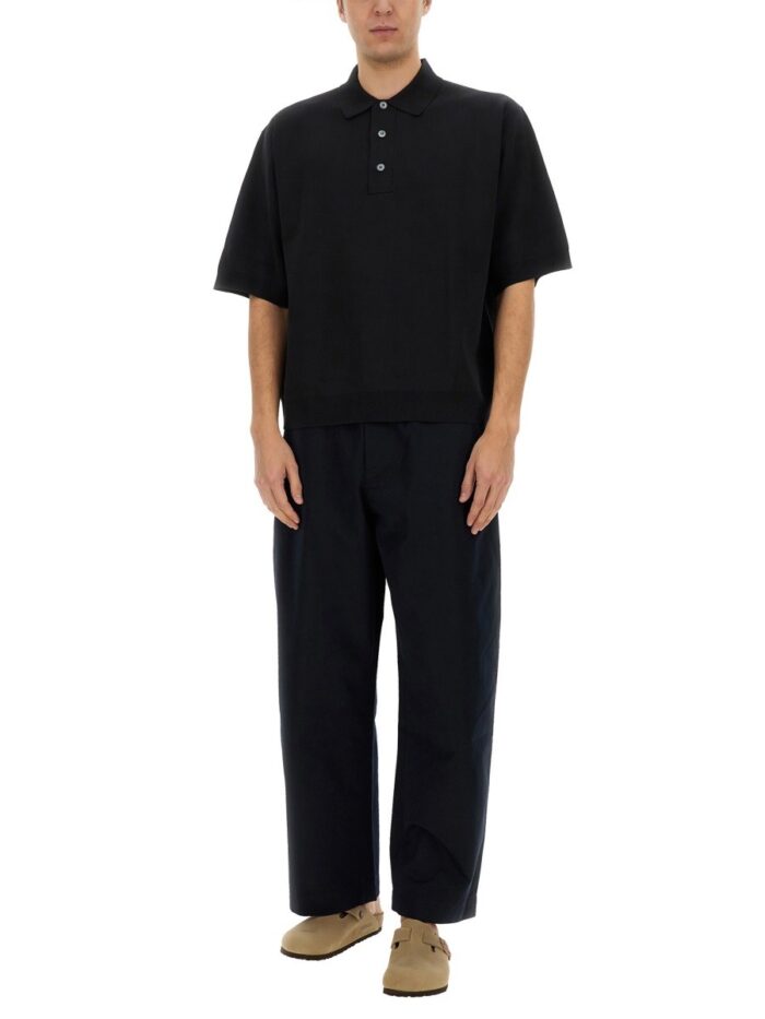 STUDIO NICHOLSON KNITTED POLO.