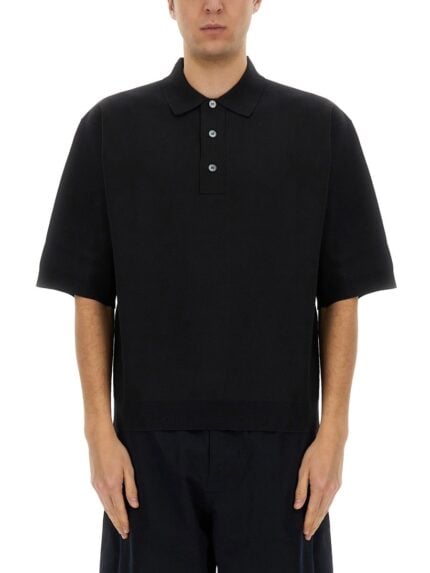 STUDIO NICHOLSON KNITTED POLO.