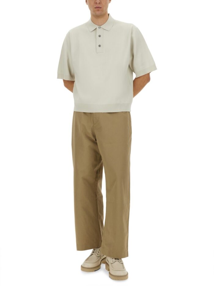 STUDIO NICHOLSON SLIM CURVED PANTS
