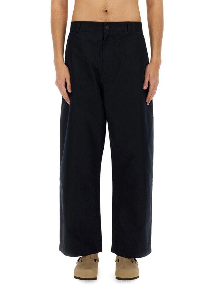 STUDIO NICHOLSON SLIM CURVED PANTS
