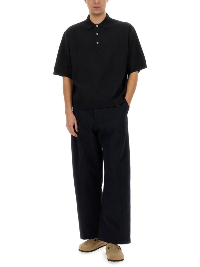 STUDIO NICHOLSON SLIM CURVED PANTS