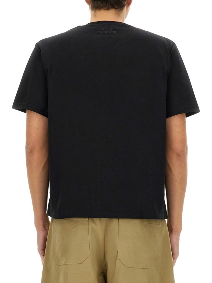 STUDIO NICHOLSON T-SHIRT IN COTONE