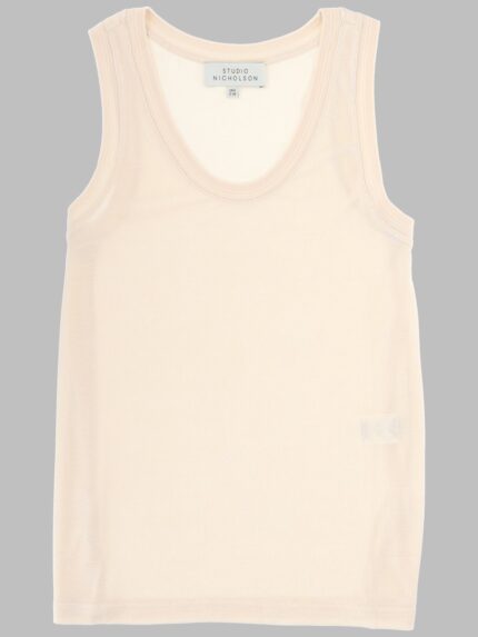 STUDIO NICHOLSON TANK TOP IN LYOCELL