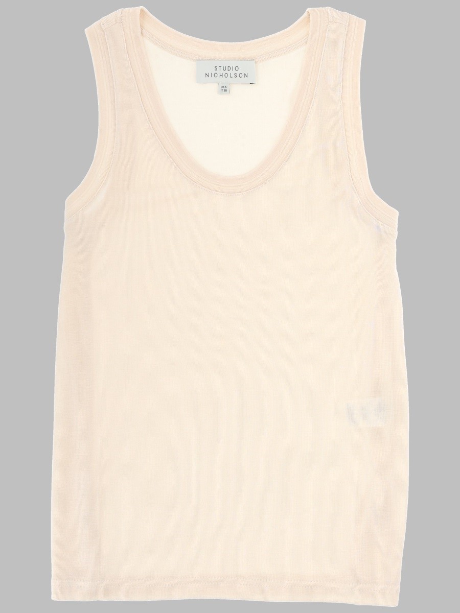 STUDIO NICHOLSON TANK TOP IN LYOCELL
