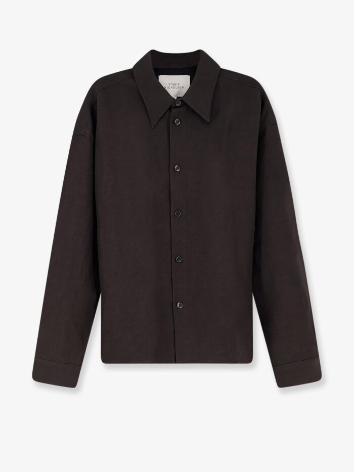 STUDIO NICHOLSON Wool And Linen Shirt