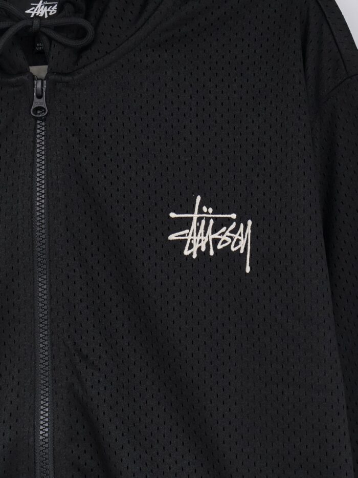 STUSSY Athletic Mesh Sweatshirt With Hood
