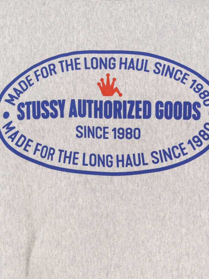 STUSSY Authorized Crew Cotton Blend Sweatshirt