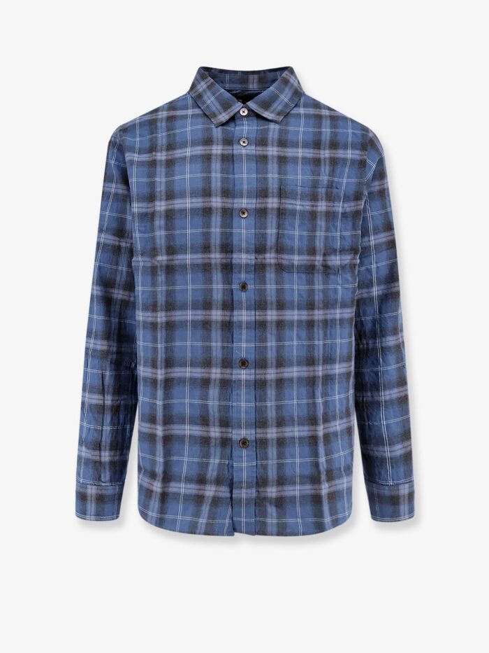 STUSSY Beach Plaid Cotton Shirt