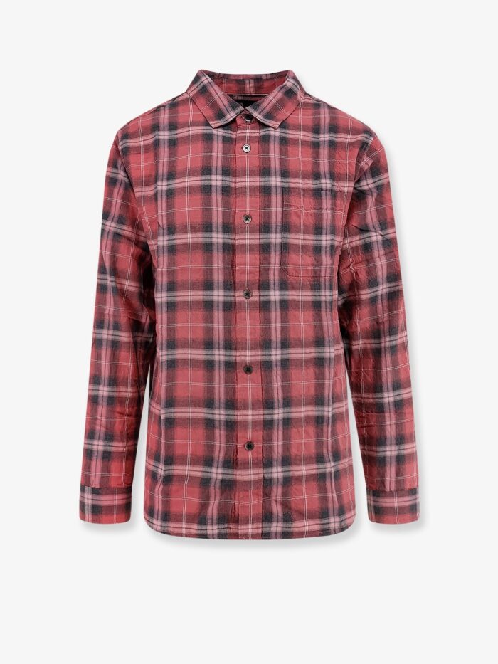 STUSSY Beach Plaid Cotton Shirt