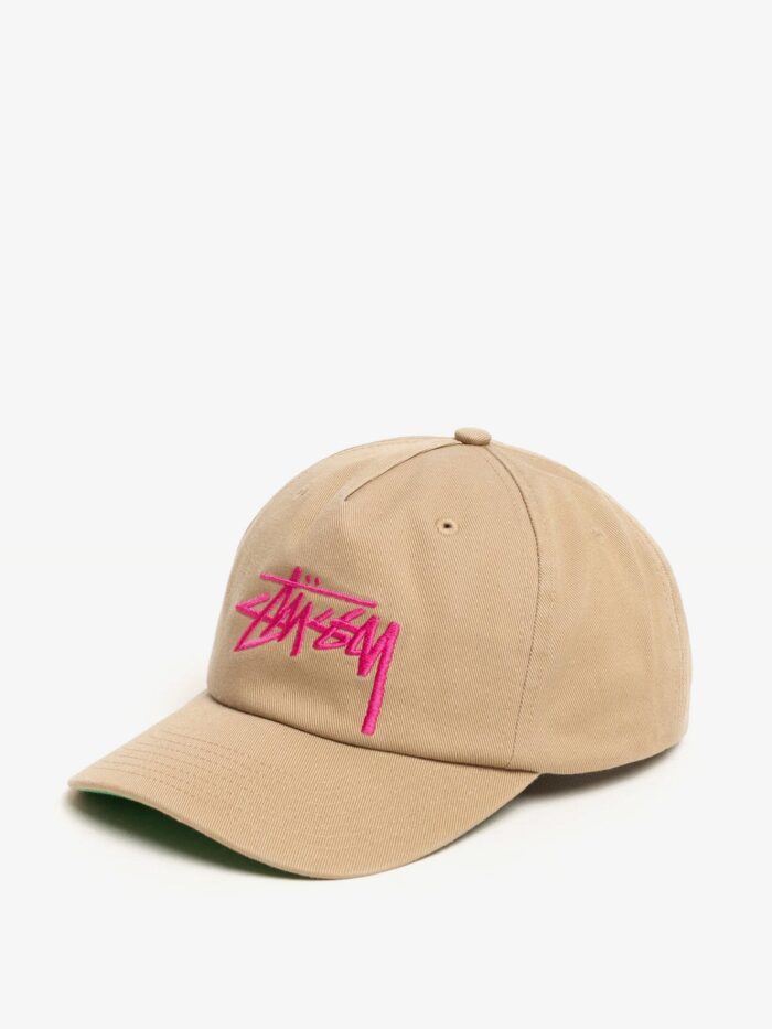 STUSSY Big Stock Mid Depth Cotton Baseball Hat