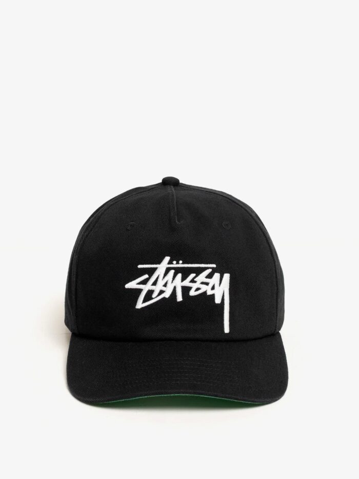stussy big stock mid depth cotton baseball hat STUSSY Big Stock Mid Depth Cotton Baseball Hat