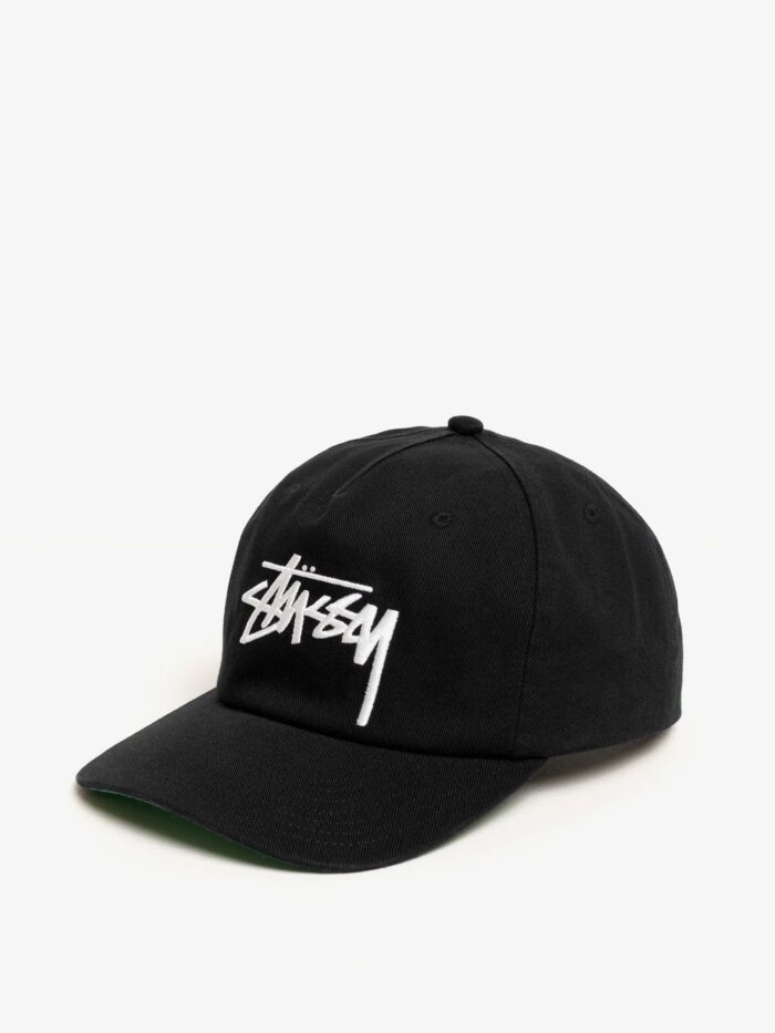 STUSSY Big Stock Mid Depth Cotton Baseball Hat