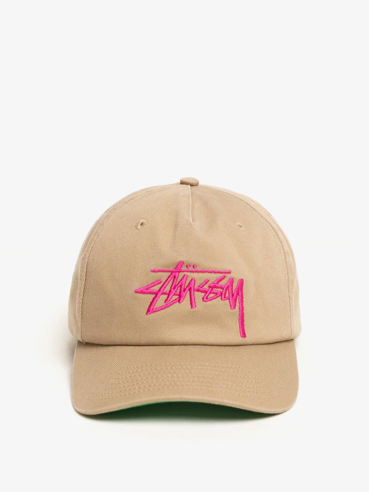 STUSSY Big Stock Mid Depth Cotton Baseball Hat