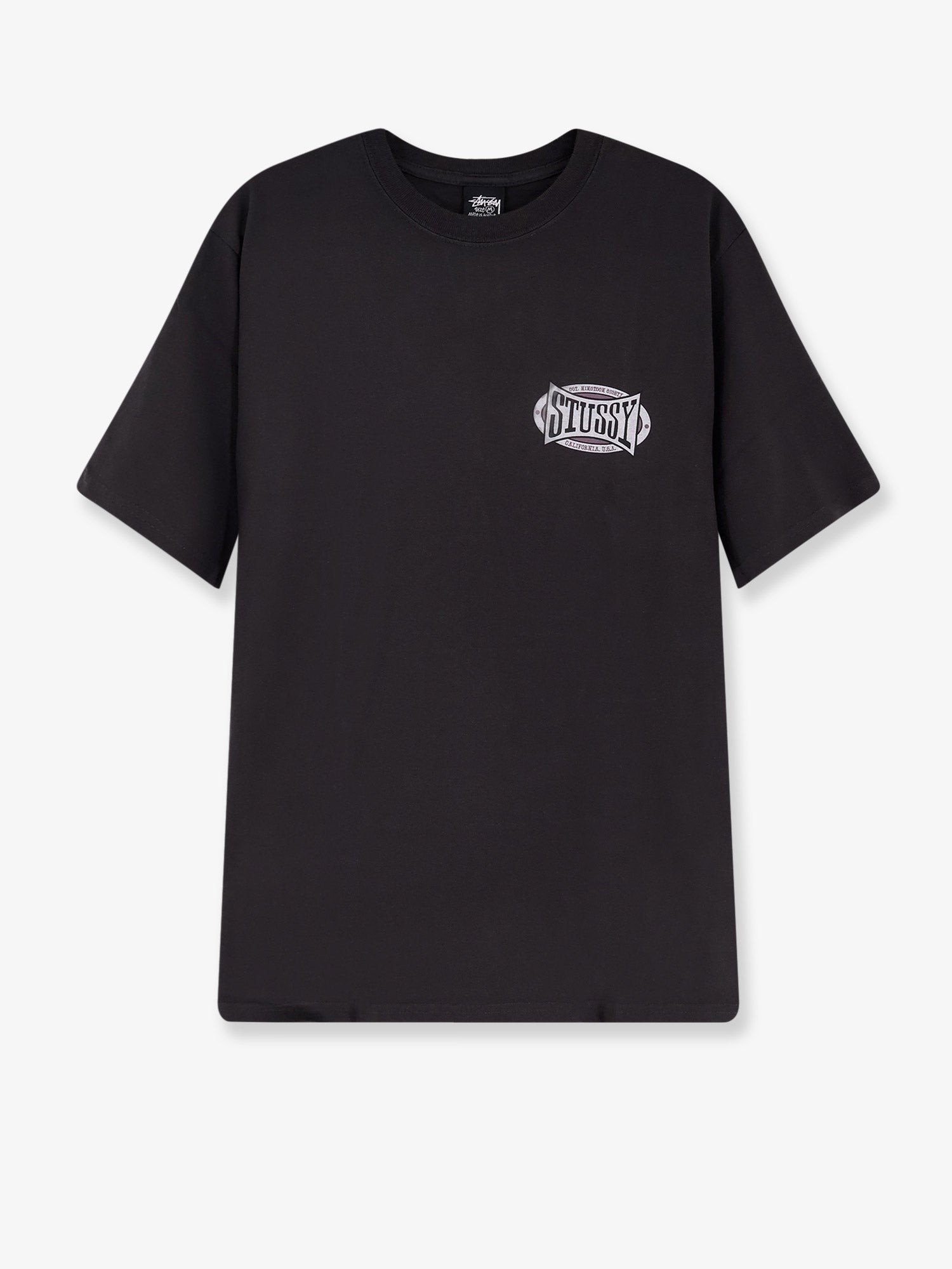 STUSSY Champion Oval Cotton T-shirt