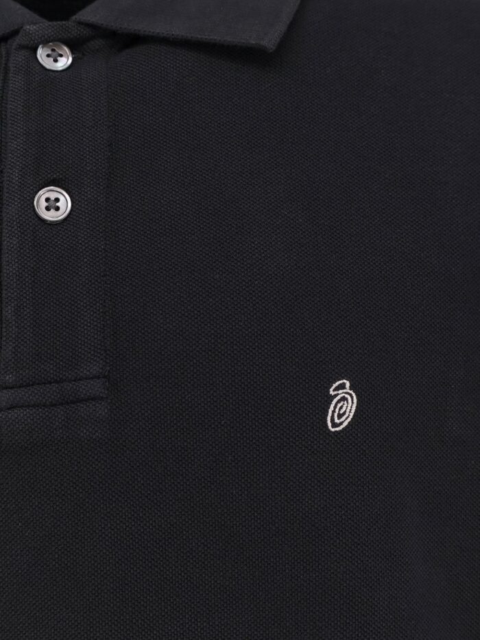 STUSSY Classic Piqué Cotton Polo Shirt