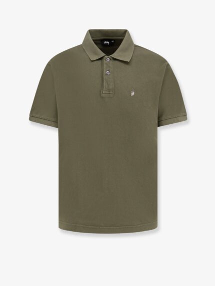STUSSY Classic Piqué Cotton Polo Shirt