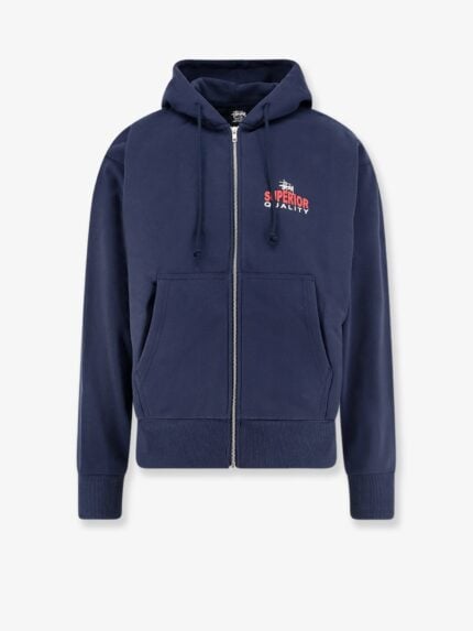 STUSSY Cotton Blend Hooded Sweatshirt
