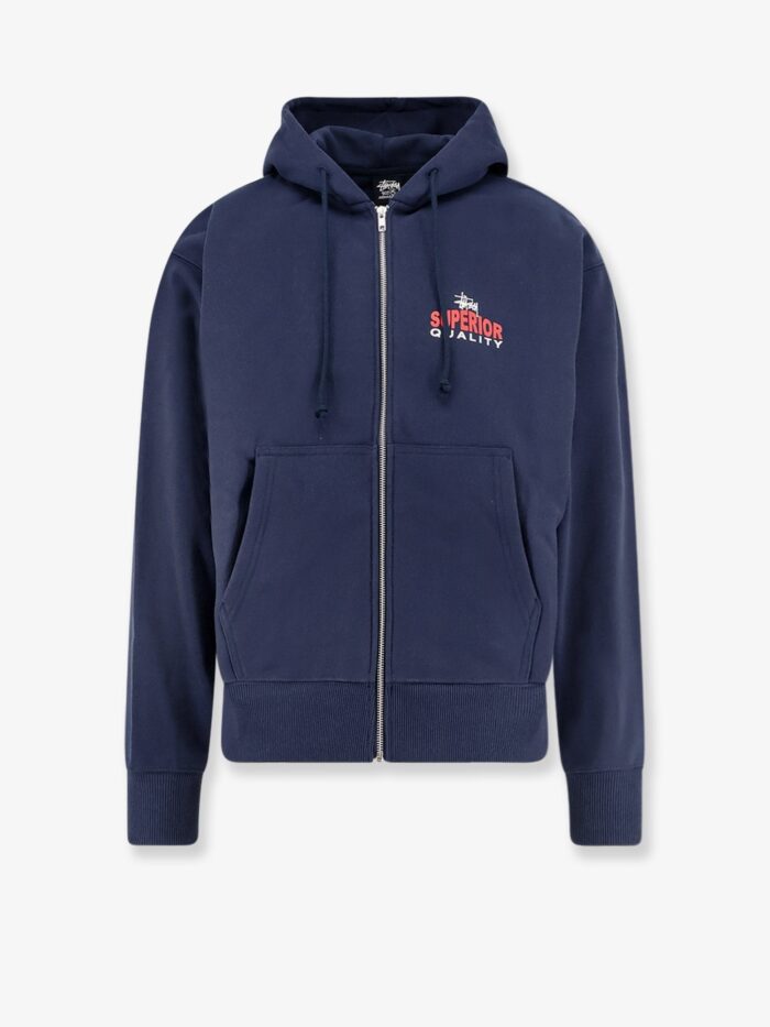 STUSSY Cotton Blend Hooded Sweatshirt