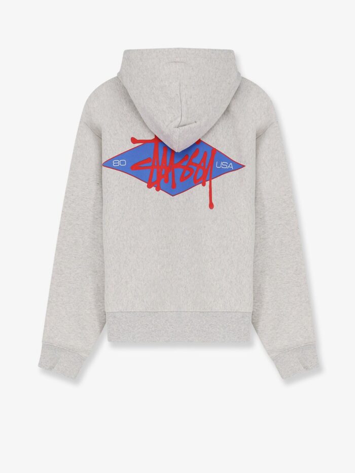 STUSSY Cotton Blend Sweatshirt With Back Print