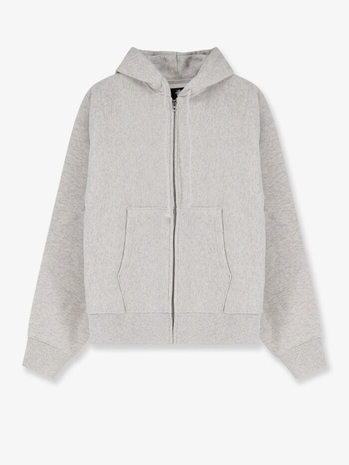 stussy cotton blend sweatshirt with back print STUSSY Cotton Blend Sweatshirt With Back Print