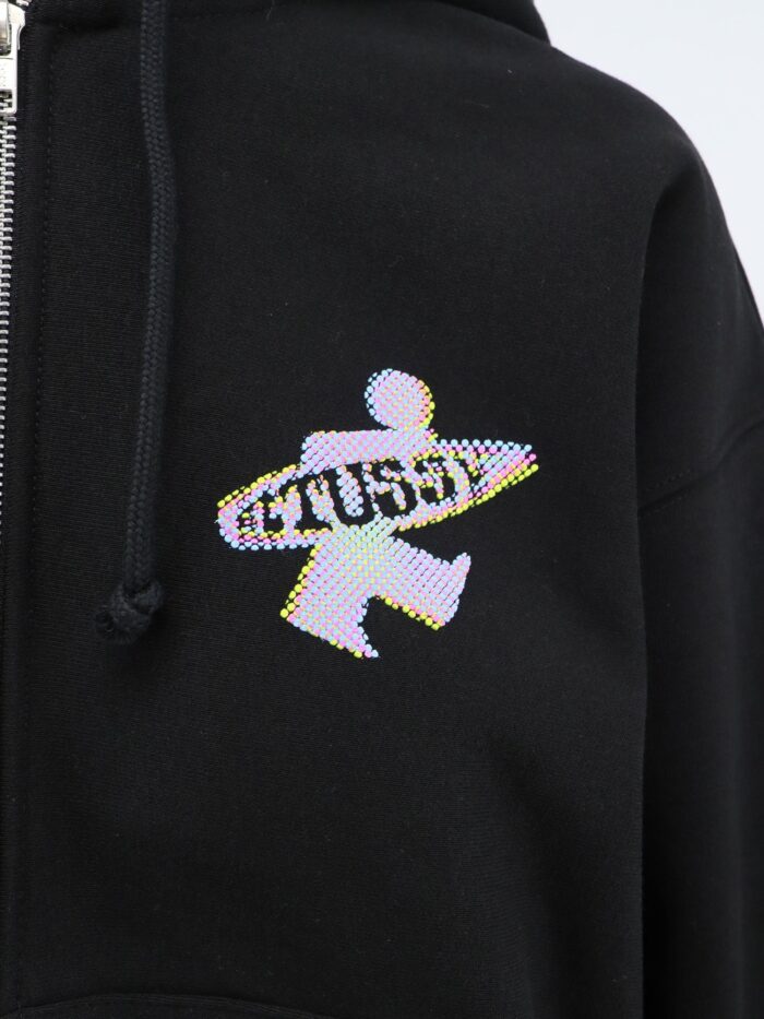 STUSSY Cotton Blend Sweatshirt With Maxi Back Print