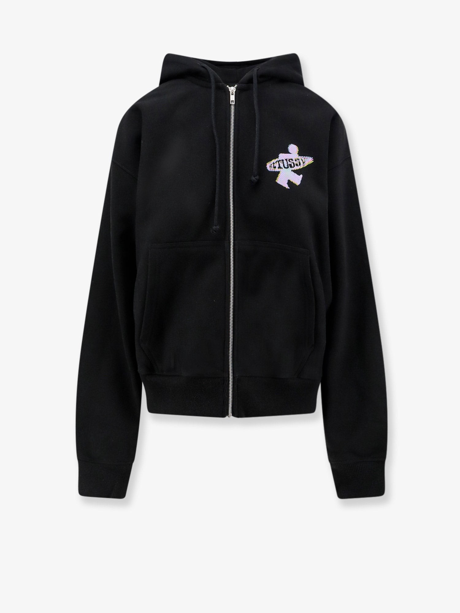 STUSSY Cotton Blend Sweatshirt With Maxi Back Print
