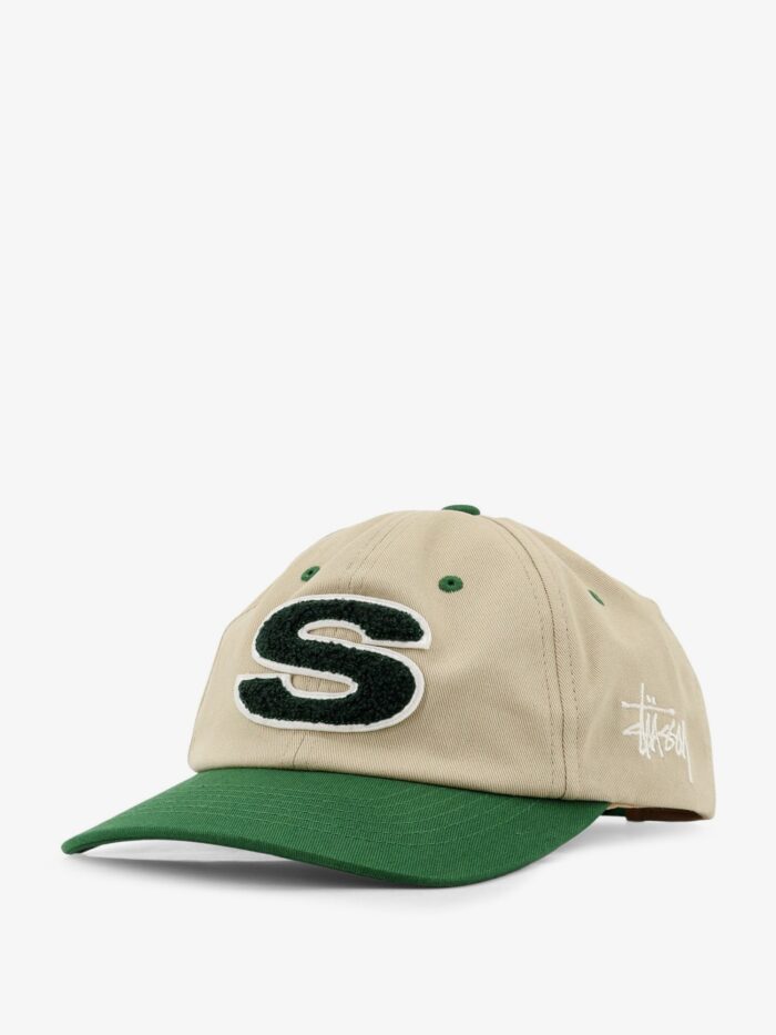STUSSY Cotton Hat With Flocked Logo On The Front