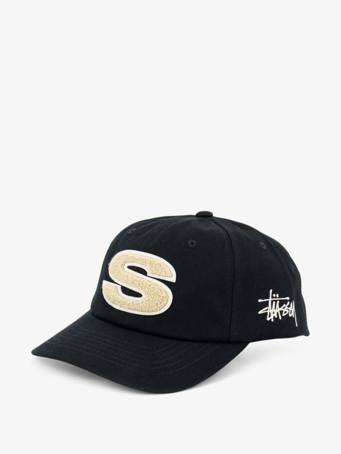 STUSSY Cotton Hat With Flocked Logo On The Front