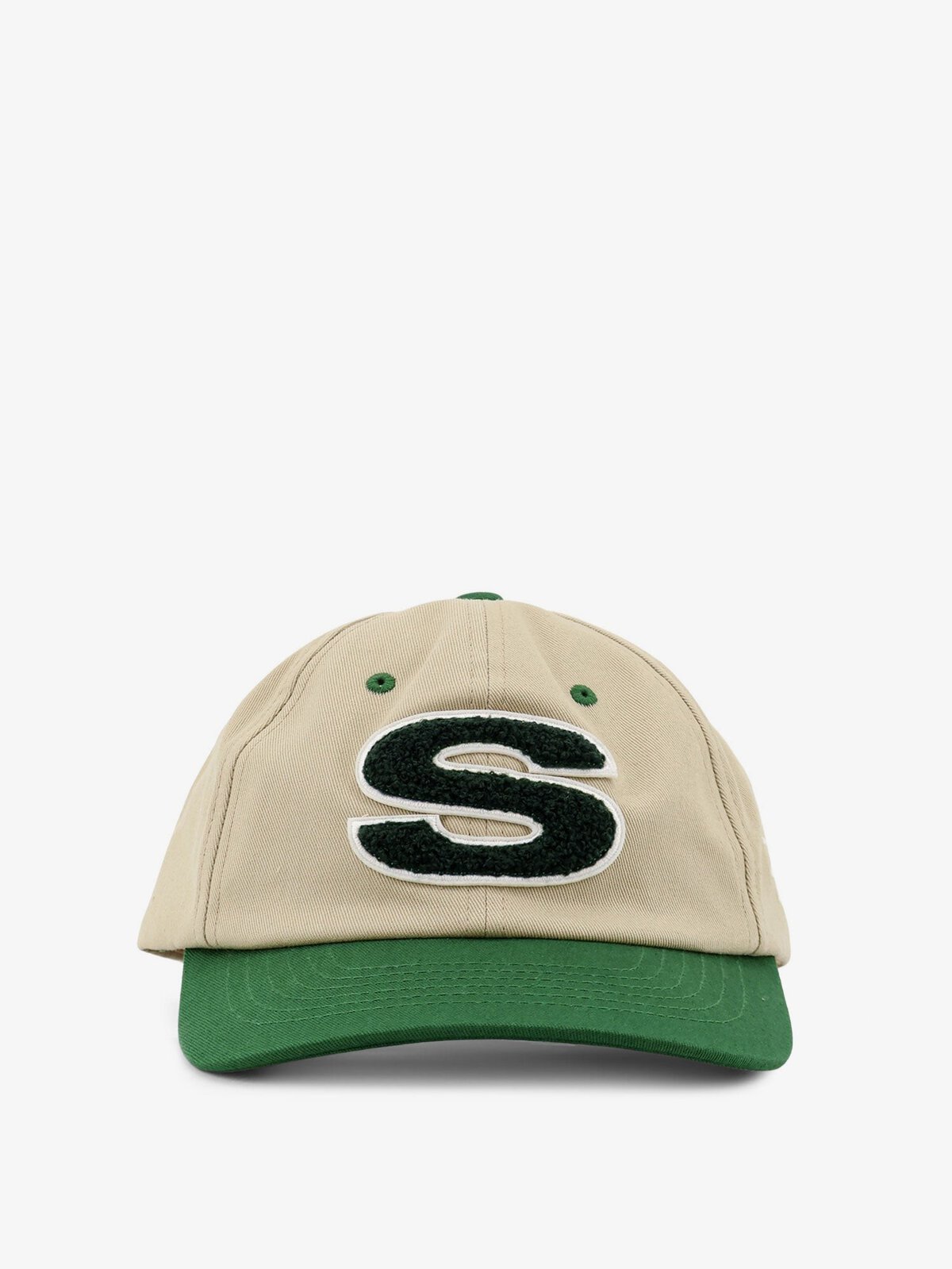 STUSSY Cotton Hat With Flocked Logo On The Front