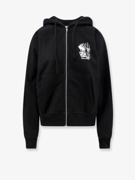 STUSSY Cotton Sweatshirt With Front Print