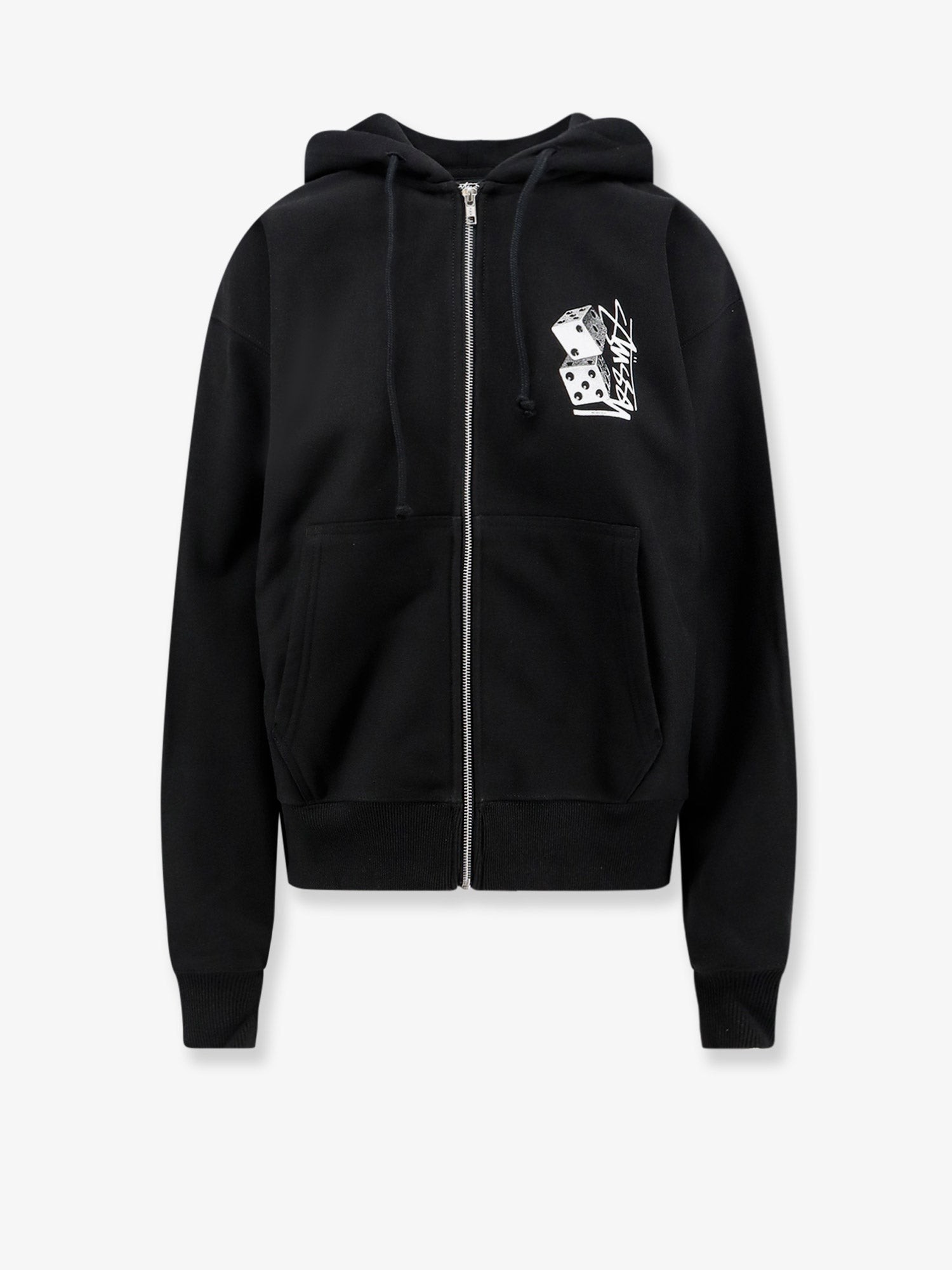 STUSSY Cotton Sweatshirt With Front Print