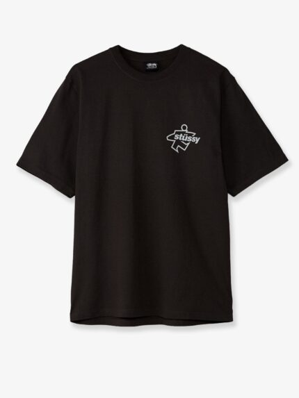 STUSSY Cotton T-shirt With Front Print