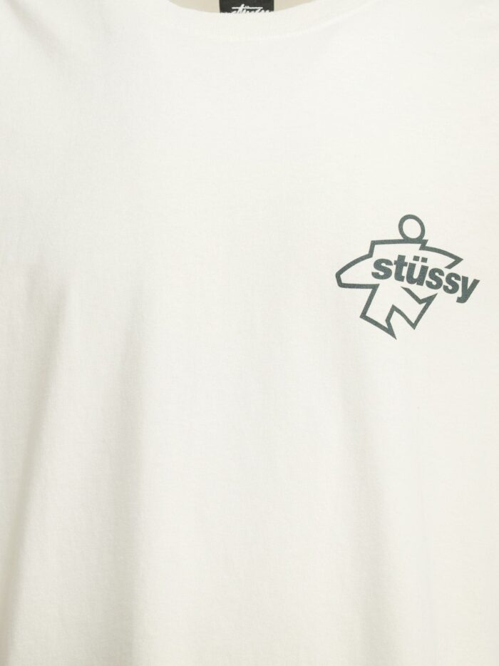 STUSSY Cotton T-shirt With Front Print