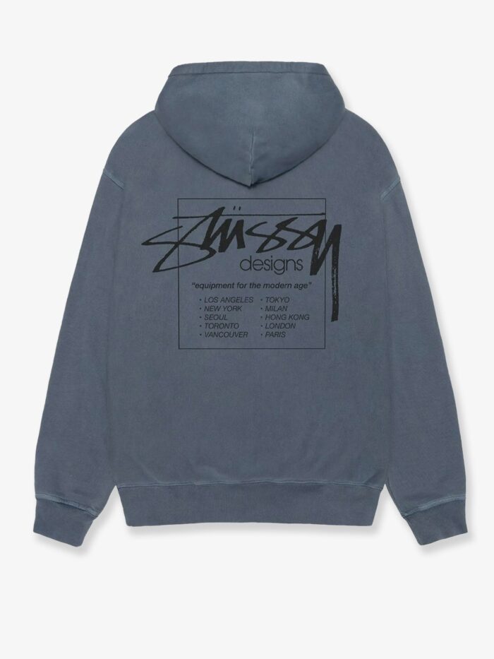 STUSSY Modern Age Cotton Hooded Sweatshirt