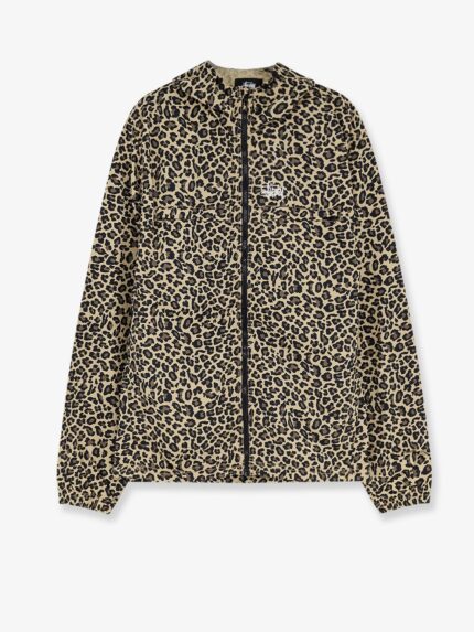 STUSSY Nylon Jacket With Animal Print