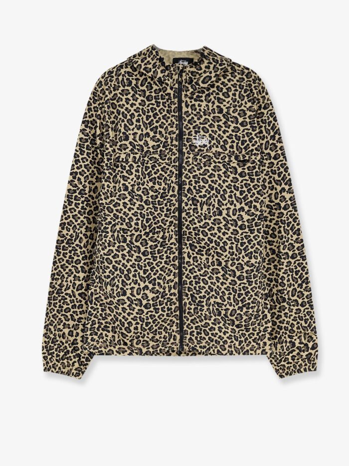 STUSSY Nylon Jacket With Animal Print