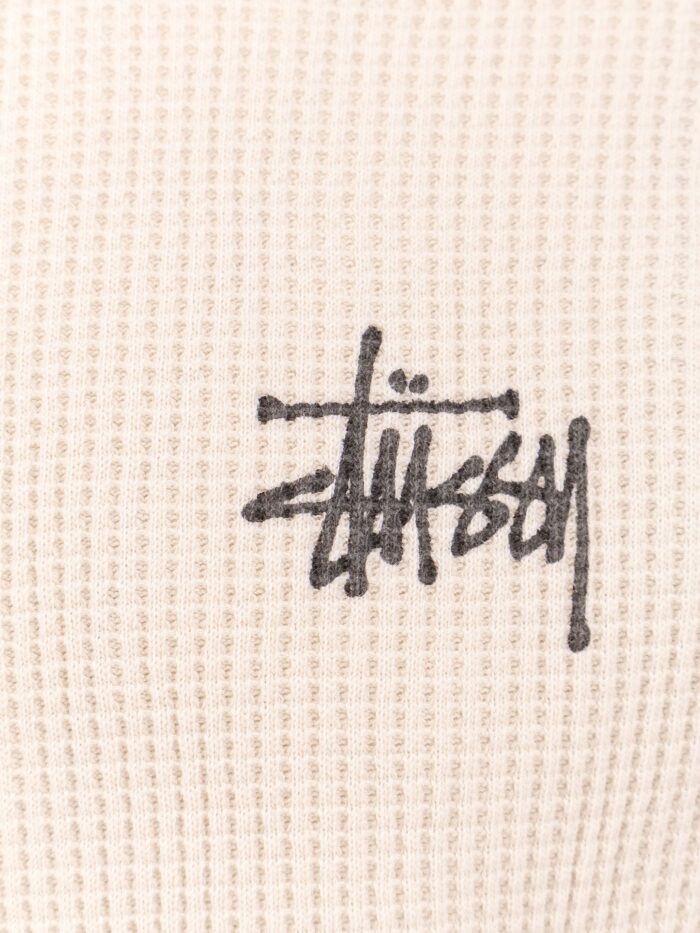 STUSSY Raglan Thermal Cotton Sweater