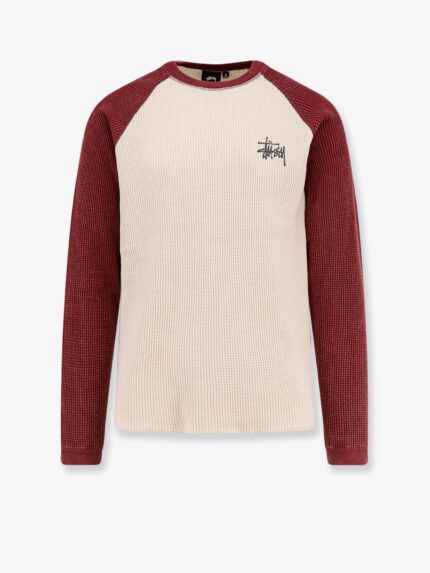 STUSSY Raglan Thermal Cotton Sweater